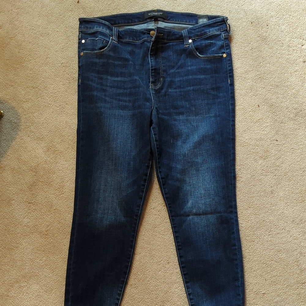 Liverpool Blue Skinny Jeans Classic Style